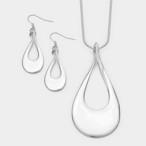 Tear Drop Necklace Set